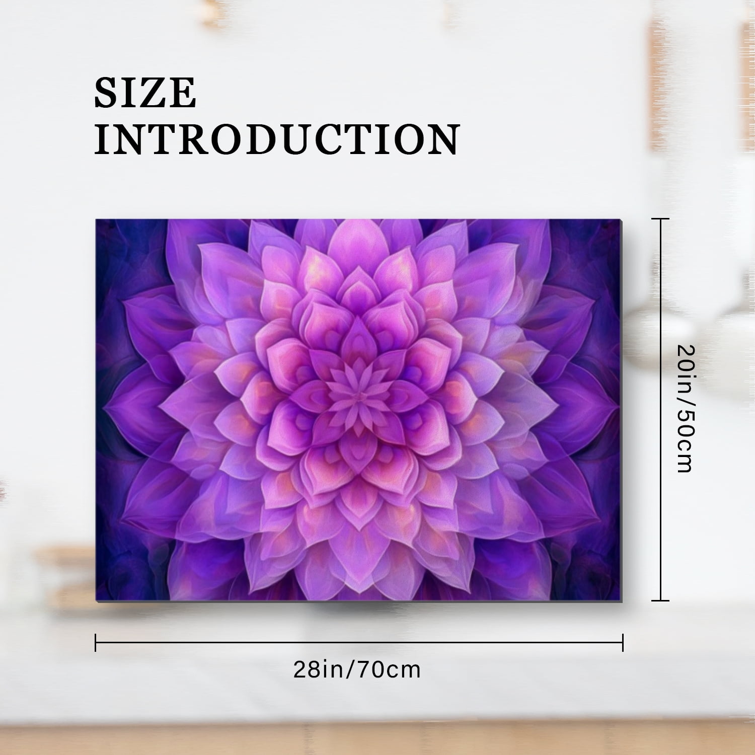 Stove Top Covers for Electric Stoves, Fantasy Mystery Purple Mandala Non-slip Heat Resistant Protector Mat, Stylish Kitchen Decor Pad for Kitchen RV (28×20 Inch)