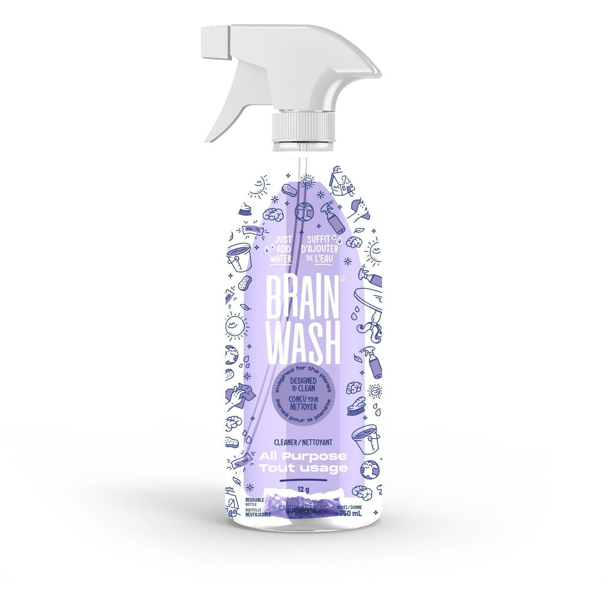 Brain Wash All Purpose Cleaner Bottle with Starter Pod - Walmart.ca