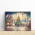thumbnail image 3 of Merry Christmas Corgi Santa Hat Xmas Tree Winter Holiday Horizontal Matte Canvas Poster Welsh Corgi Dog Lover Gifts Idea Wall Art Home Decor - 01013, 3 of 5