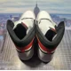 thumbnail image 4 of Ni - ke Ni - ke Air Jordan 1 Retro High OG White/Black-Light Smoke Grey Size 18 555088 126, 4 of 5