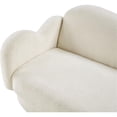 thumbnail image 6 of Bowery Hill Contemporary Soft Cream Teddy Durable Fabric Sofa, 6 of 17