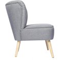 thumbnail image 3 of A Haven Of Comfort, Velvet Accent Chair With Reinforced Frame, High Resilience Foam Ensures Relaxation, Suitable For Living Room, Dining Room, Bedroom Or Conservatory, Grey, 3 of 7