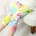 thumbnail image 4 of Little Girls Summer Floral Capris Leggings 3/4 Skinny Pants, Uccdo Toddler Girl Casual Tights Legggings, 2-10 Years, 4 of 4