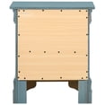 thumbnail image 3 of Teal Color Compact Nightstand/In Living or Bedroom/Convenient Storage Solution, 3 of 5