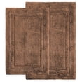 thumbnail image 2 of Superior Non-Slip Washable Bath Rug Set, 20" x 30", 24" x 36", Charcoal, 2 of 5