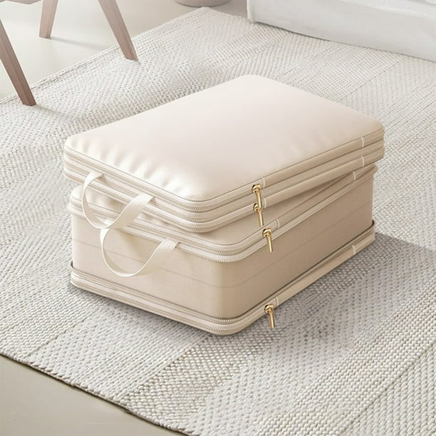 Bolsa de compresión para ropa, compartimento para equipaje, bolsa de clasificación de ropa, bolsa de compresión de plumón portátil, bolsa de clasificación de ropa de viaje impermeable, almacenamiento
