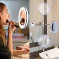 thumbnail image 3 of 10x Magnifying Vanity Mirror With Lights With Adjustable Gooseneck, 3 of 5
