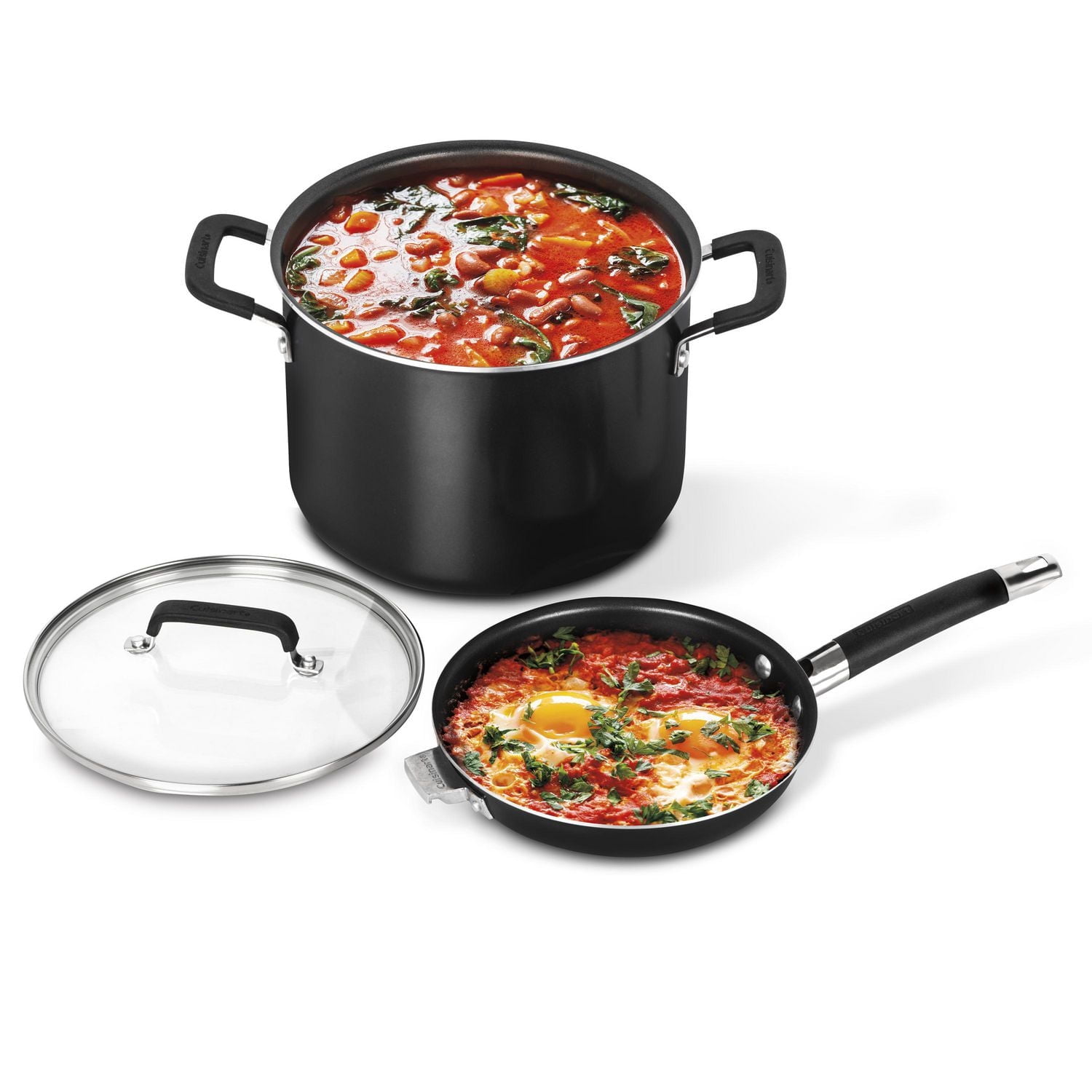 Cuisinart Nesting Non-Stick Cookware Set - N51I-11BKC