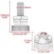 thumbnail image 5 of 1/4In Black Rear Fender Passenger Seat Bolt Tab Screw Nut For Sportster XL 883 1200 Fatboy Road King Softail Accessories, 5 of 5