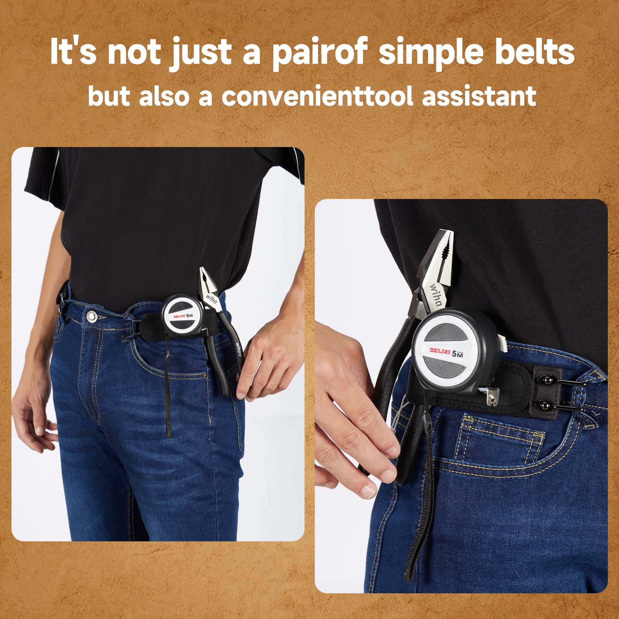 HAILTH Metal Hook Elastic Belt (Unisex) – Patented No - Buckle Invisible Design | Soft Adjustable Side | Grade Elastic Support(M)