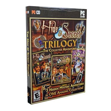Hide & Secret Trilogy - 3 Hidden Mysteries PC Game Bundle - Includes Pharaoh's Quest, Cliffhanger Castle + Treasure of the Ages