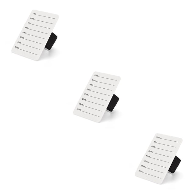 Soidarity Fake Eyelash Tray Display Glass Extension Elastic Stand Pallet Hand Tool Pad Palette Plate Strip Lashes for Makeup Accessories Type1 NO1