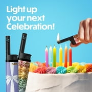BIC EZ Reach Lighter, Celebrations Series, 6 Pack (Assortment of Colors May Vary)