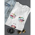thumbnail image 3 of Colorful Female Face T-Shirt Women -Image by Shutterstock, Female x-Large, 3 of 4