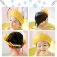 thumbnail image 6 of Adjustable Baby Shower Cap and Sun Hat - Soft Shampoo Guard for Toddlers - Protect Eyes & Ears (Yellow), 6 of 7