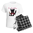 thumbnail image 4 of CafePress - French Bulldog Women's Light Pajamas - Women's Short Sleeve Print T-Shirt and Pants Light Cotton Pajama Set, 4 of 7