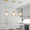thumbnail image 4 of Versatile Design Pendant Light, Gold Hanging Light Fixture With Adjustable Height Chain For Office Home Office, 4 of 5