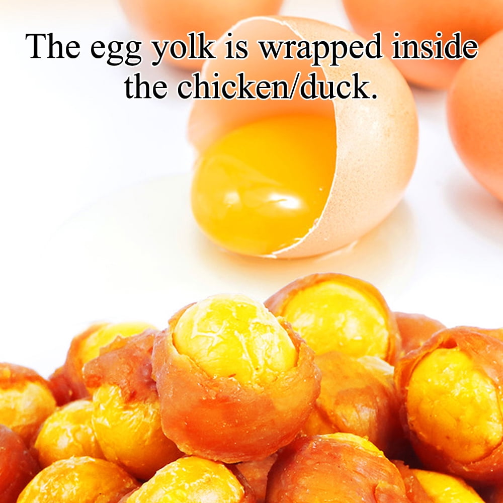 Duck Wrapped Egg Yolk Dog Treats for Small, Medium, & Large Dog - Made with Fresh Duck and Egg Yolk, Lecithin Rich Make the Perfect Positive-Reward Training Treats for Dogs,1.32lbs