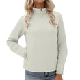 thumbnail image 1 of Ailaofu Manteau de Pluie Léger à Fermeture Éclair pour Femmes, Poches Zippées, pour la Randonnée, la Course, Tenue Décontractée, 1 of 6