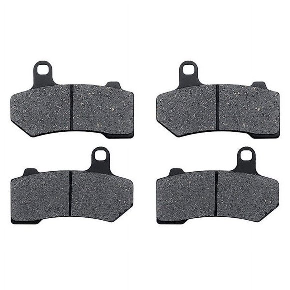 KMG Front Brake Pads Compatible with 2008-2011 Harley Ultra Classic Electra Glide - Non-Metallic Organic NAO Brake Pads Set
