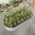 thumbnail image 2 of 2Pcs 4x2x1ft Raised Garden Bed Kit, Galvanized Planter Raised Garden Beds for Outdoor for Vegetables,Flowers &Herbs, Heavy Duty, Rust-Resistant, Easy Assembly, 2 of 6