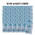 thumbnail image 2 of Psalms 91 Bible Verse Wallet Card  30pk 2x3.5 Prayer Card Umbrella of Protection Shelter Whoever Dwells Rest in Shadow Poster Wall Art Bracelet Driving Keychain First Time Drivers Angel, 2 of 5