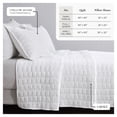 thumbnail image 3 of Gauze Wave Stitched Quilt Set With Shams - Great Bay Home (Twin / Twin XL, White), 3 of 6