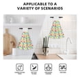 thumbnail image 4 of Kdxio Colorful Snails Hand Towel with Loop Hanging Towel Absorbent Tie Towels for Kitchen Tea Bar Bathroom Decor, 4 of 7