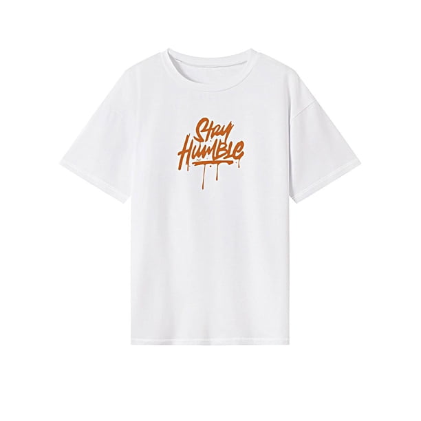 Camiseta para mujer, ropa informal de verano, camisa con cuello redondo para mujer, para viajar, senderismo