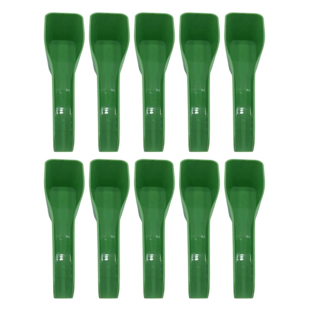 Cucharas para comederos de pájaros Cucharas para loros Herramientas manuales Suministros de riego Cuchara para comida 10 piezas