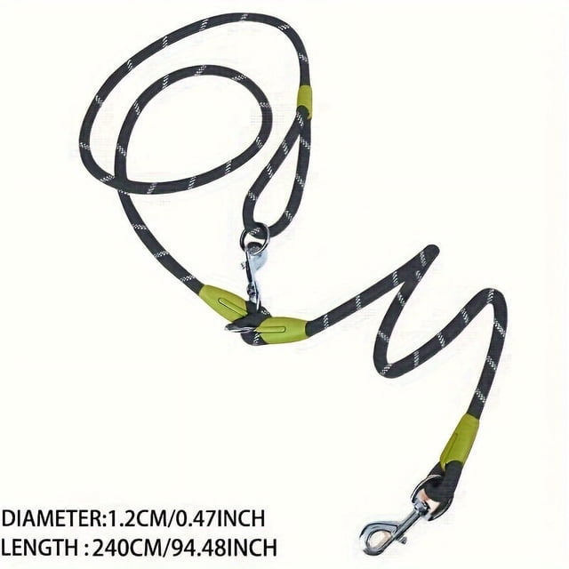 CNKOO Multifunctional Hands-Free Dog Leash - 1pc Polyamide No-Hand Training Leash with Reflective Stitching Adjustable Waist Sturdy Alloy Buckle & Hook - Hand Wash Only Fits All Waist