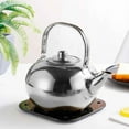 thumbnail image 4 of Stainless Steel Teapot with Anti-Scald Handle 1 and 2 Liter Capacity for Home or Gathering Use, 4 of 8