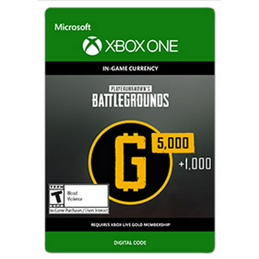 PUBG 6,000 GCoins, Microsoft, Xbox, [Digital Download]