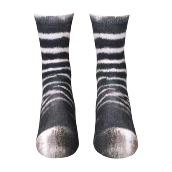 Funny Creature Socks for Children, Vibrant Digital Print Knee-High Socks, Perfect for School, Parties & Silly Outfit Fun M