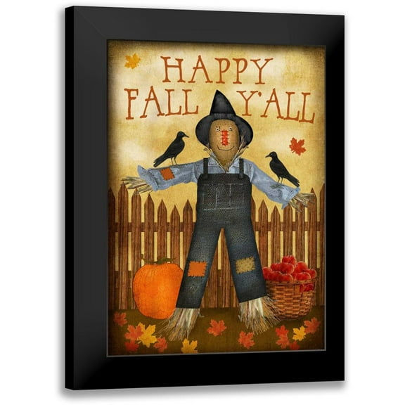 Albert, Beth 11x14 Black Modern Framed Museum Art Print Titled - Happy Fall Yall