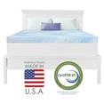 Dream Serenity Gel Memory Foam 3" Mattress Topper, 1 Each, King