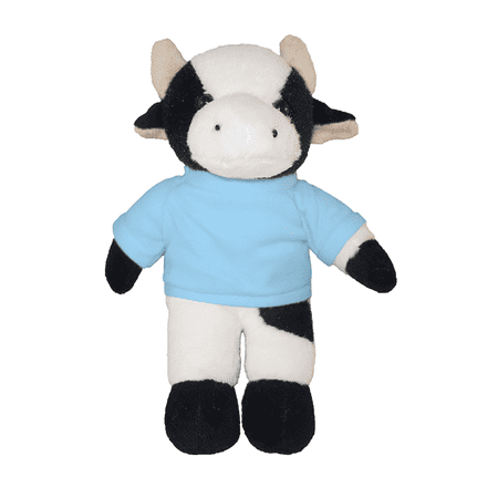 

Plushland 8 Inch Floppy Cow with Tee Plush Stuffed Animal Personalized Gift - Custom Text on Shirt - Great Present for Mothers Day Valentine Day Graduation Day Birthday.