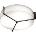 thumbnail image 4 of AFX - Apex - 14.25 Inch 18W 1 LED Flush Mount-Espresso Finish-White Shade Color, 4 of 7