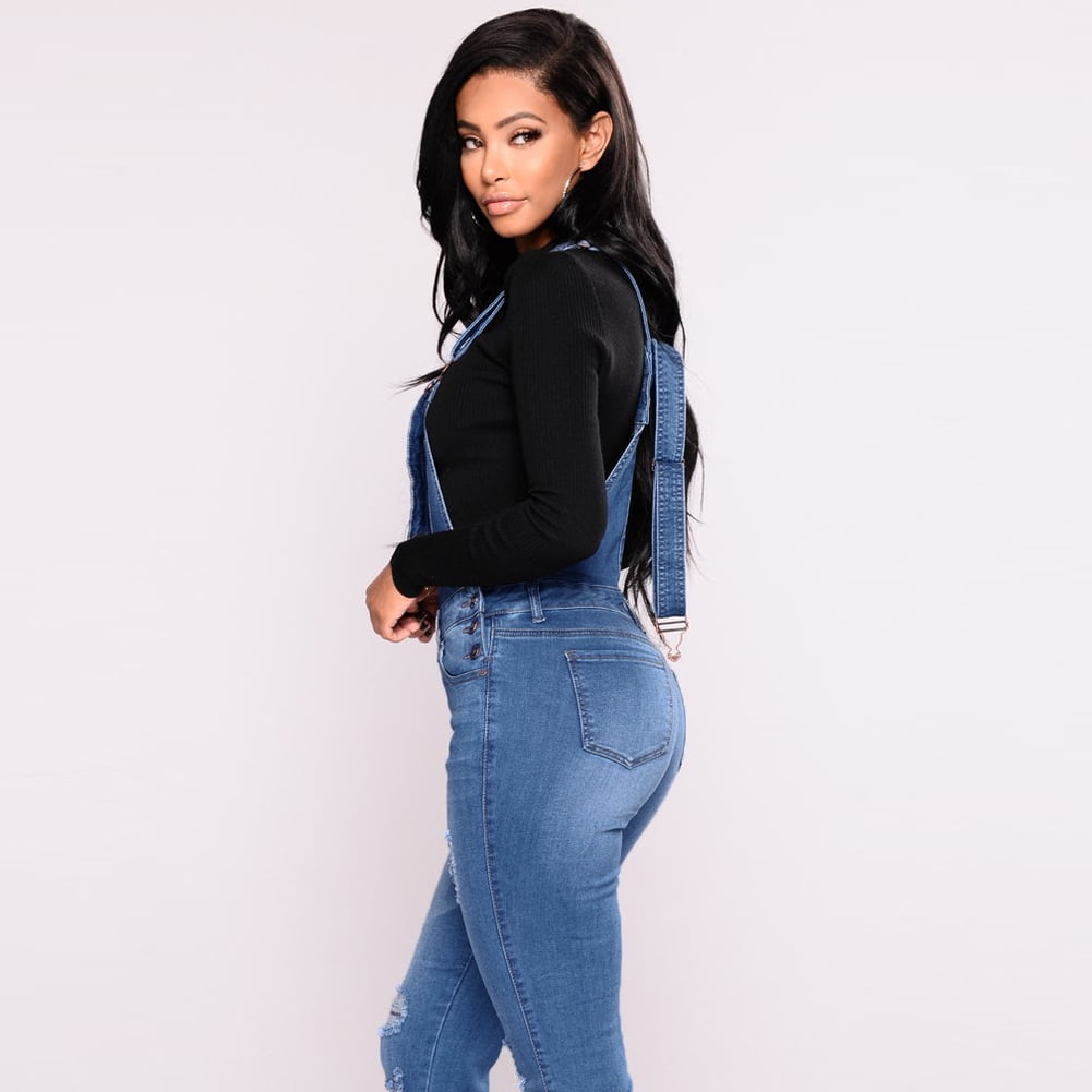 denim pants jumpsuit