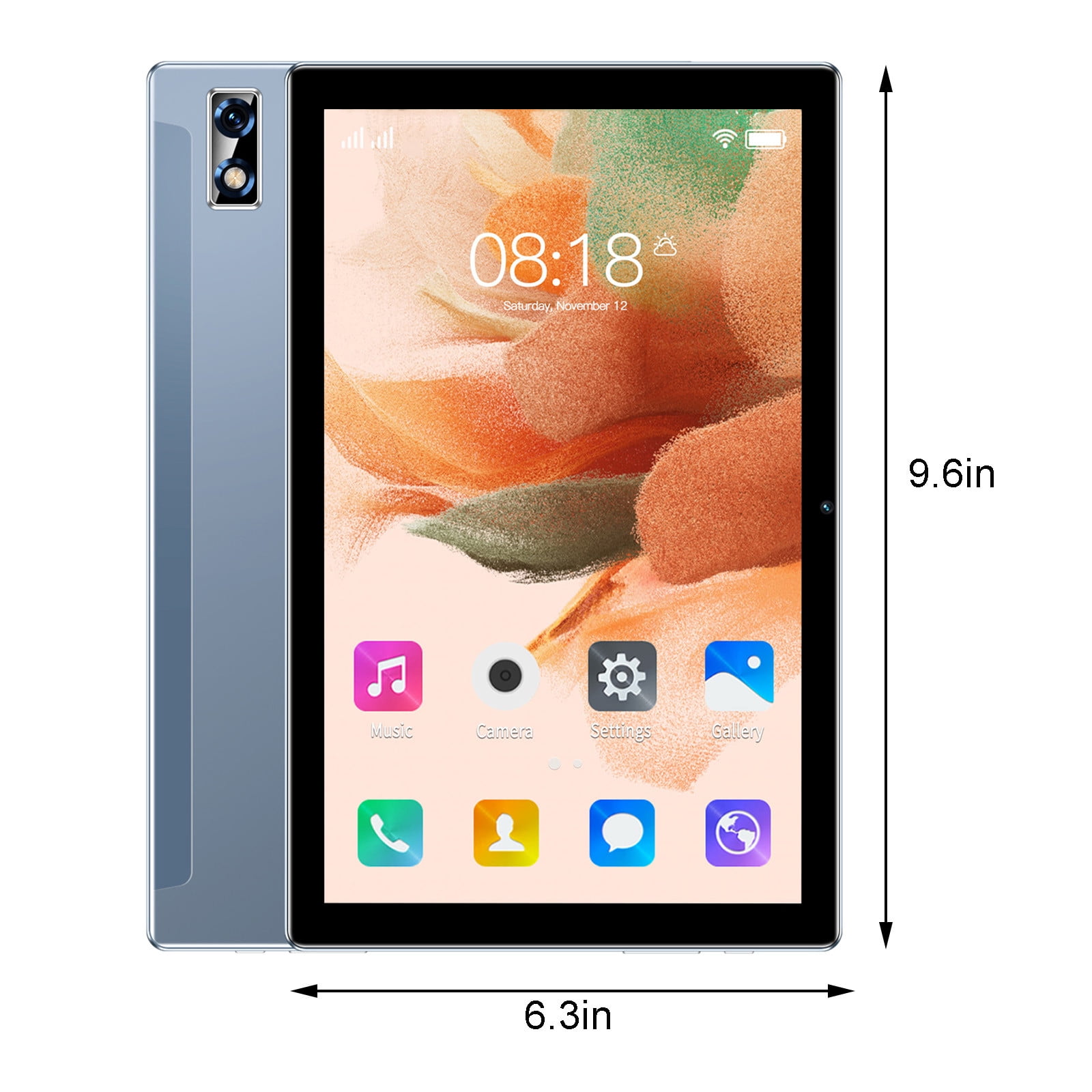 Skegnu All-new 10.1-in Tablet, 2+32G Ultra-thin HD Display (2.4G/5G Wi-Fi), 10-core Android 10 Tablet, Learning Game Video Office Tablet,Supports SIM Communication Gifts for Family 50% Off Clear!