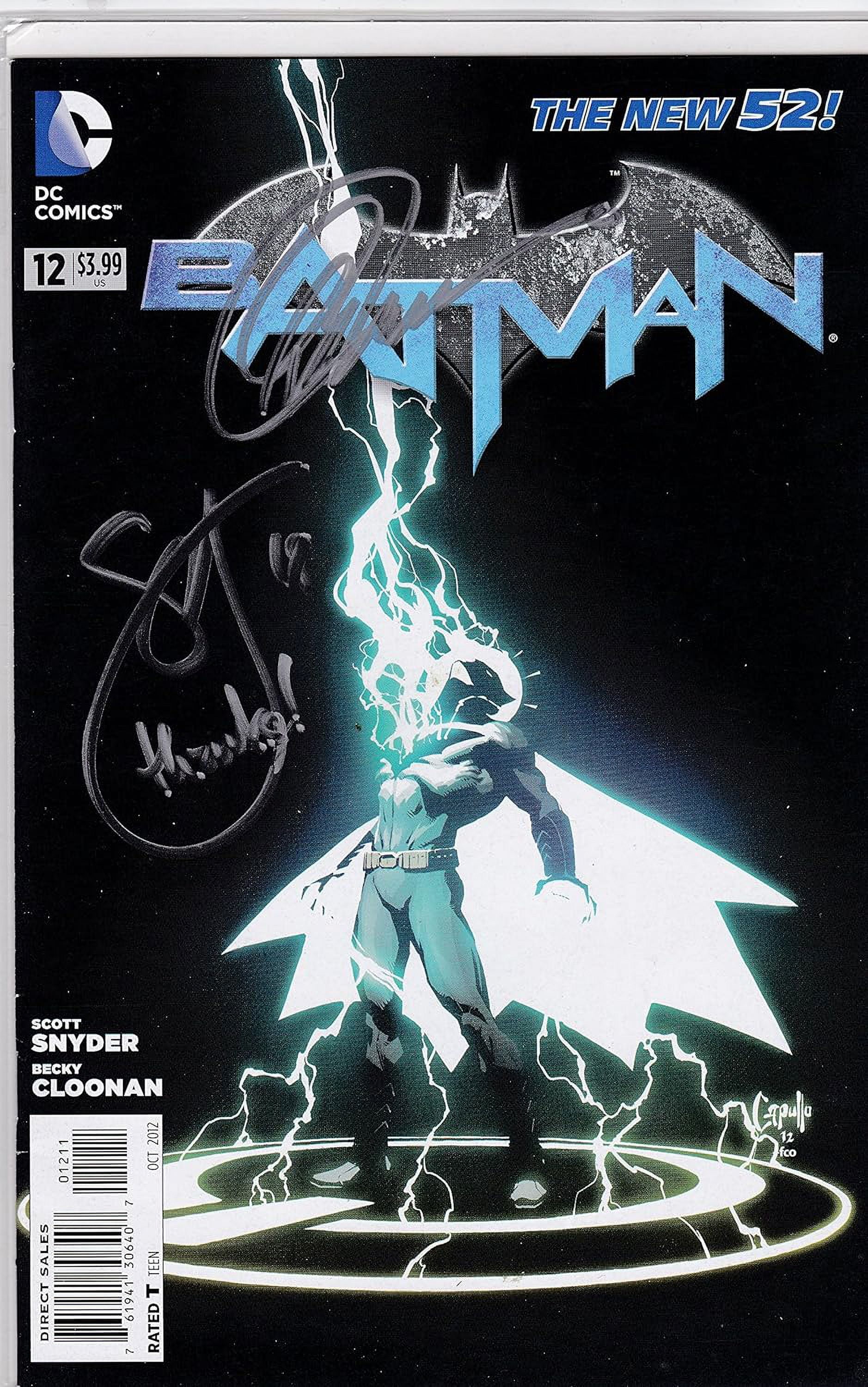 Batman New 52 #26 NM Signed Scott Snyder Greg Capullo