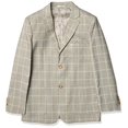 thumbnail image 1 of Isaac Mizrahi Boys' Slim Fit Check Textured Blazer, Taupe, 2, 1 of 2