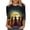 K-Black, variant on successthop Womens Halloween Clothes Kitten 3/4 Sleeve Crewneck Tee Vacation T shirt Fall Awareness Plus Size Tops XL