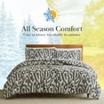 thumbnail image 4 of Southshore Fine Living, Inc. Queen Sized Comforter Bedding Set, Fits Full & Queen Beds, Slate Khari, 4 of 9