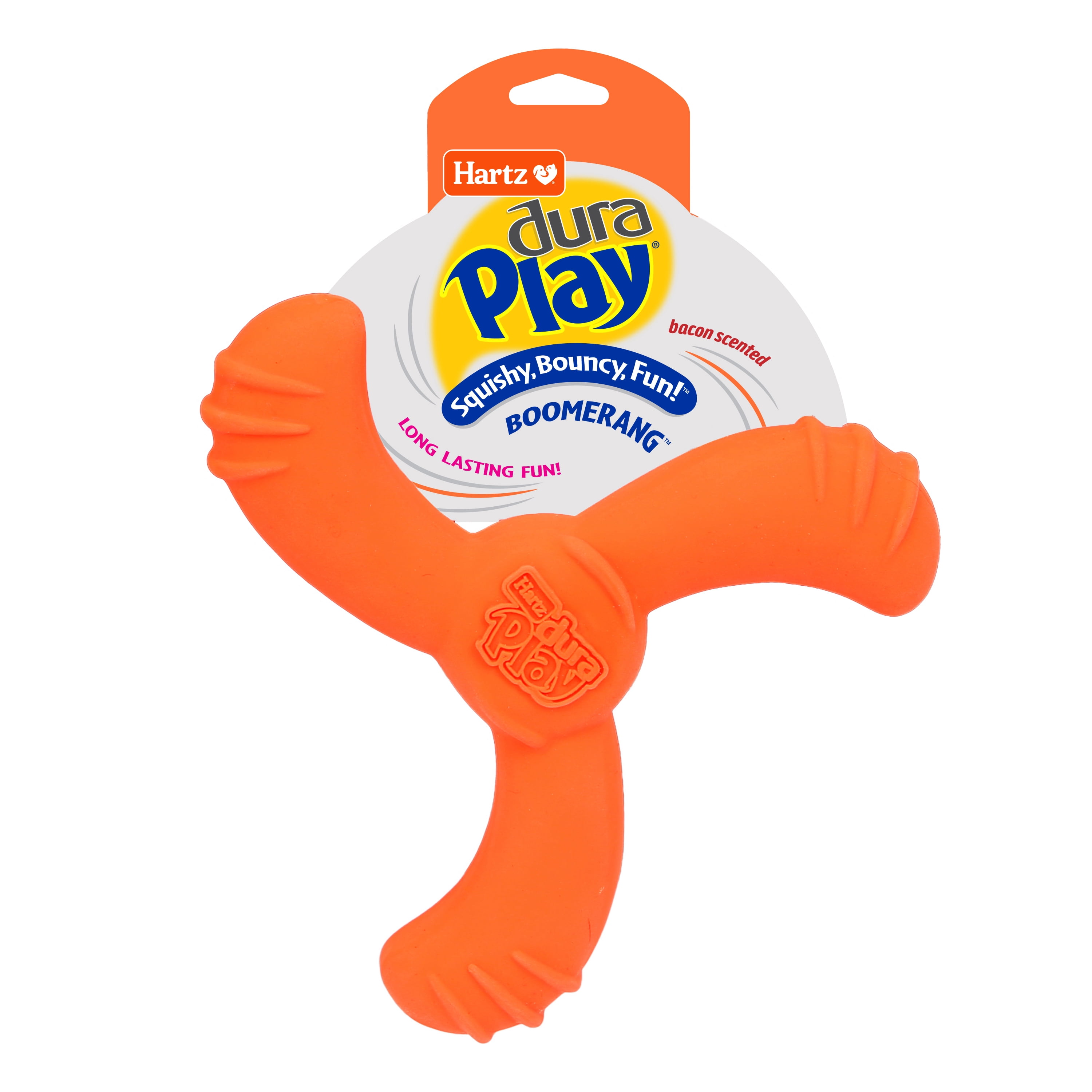 (1 pack) Hartz Dura Play Boomerang Dog Toy, Latex, 1 Count