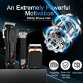 thumbnail image 3 of LQT Cordless Hair Clipper , USB charging, Hair Clipper with LCD display screen,Multi-purpose shaver, sufficient battery life, suitable for home and professional hair salons, exquisite gifts, 3 of 8