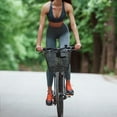 thumbnail image 3 of Black Steel Bike Basket for Storage Use with Large Capacity and Durable Design 1 Piece, 3 of 9