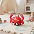 thumbnail image 2 of TOYOUME Pull Back Crab Toy, Friction Powered, 1 Count, 5.12 x 3.15 Inch, for Toddlers, Red, 2 of 6