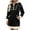 Black, variant on Womens Tennis Dress Built in Shorts & Bra Crisscross Back Summer Exercise Workout Mini Dress Golf Athletic Dresses for Women