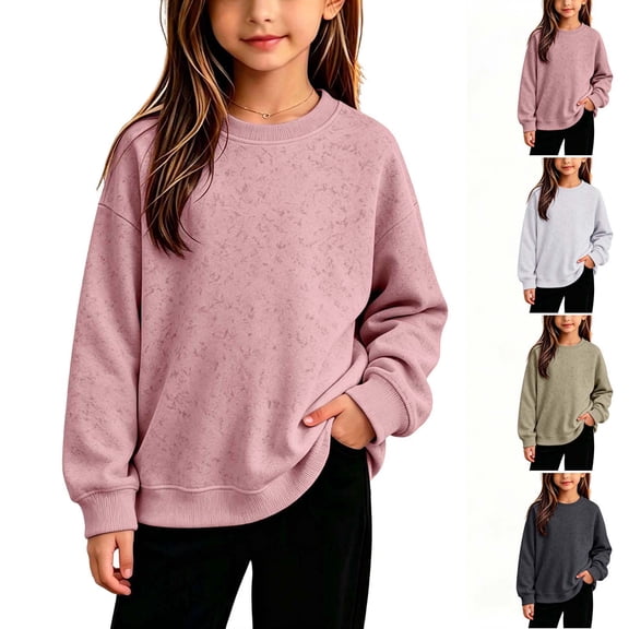 Auroural Teen Boys Sweatshirts 14-16 Boys Clothes 14-16 Boys And Girls Sweatshirt Kids Boys Girls Fashion Long Sleeved Casual Sports Hoodie Pullover Top Boys Sweatshirt And Girls Clothes